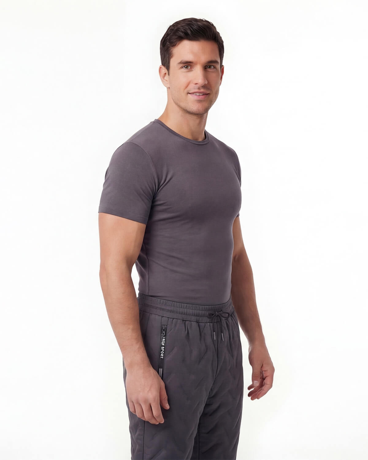 Fleece-Lined Hiking Pants with Zipper Pocket and Drawcord
