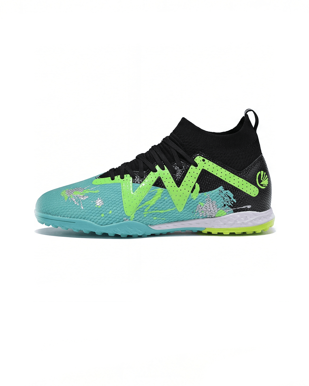 Soccer Turf Cleats with Sock Collar and Grip Sole
