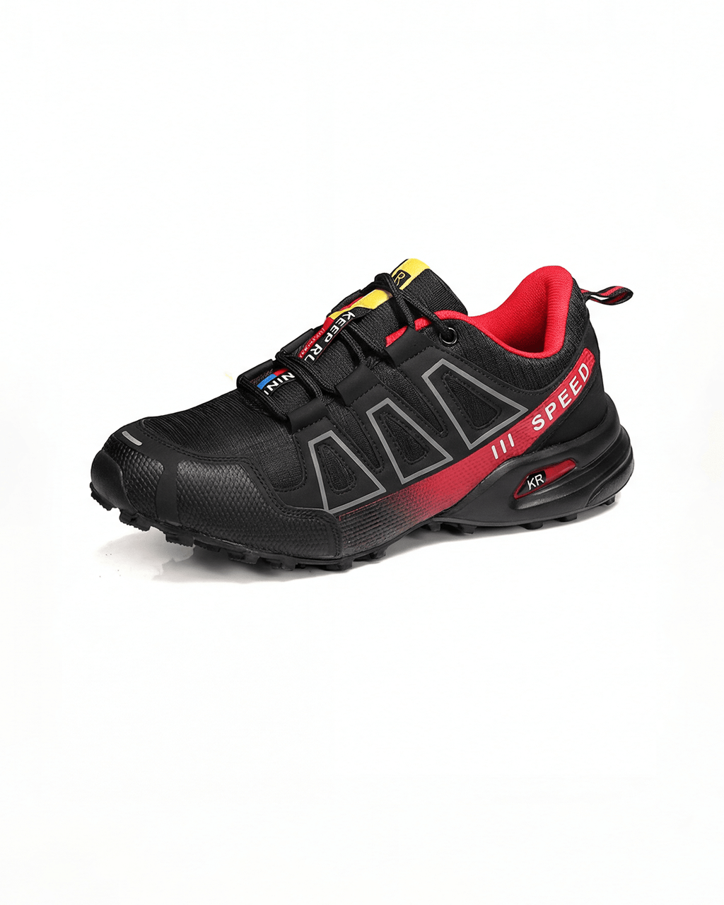 Outdoor Trail Shoes with Lugged Grip Sole