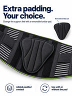 Adjustable 7-Stay Lumbar Support Back Brace