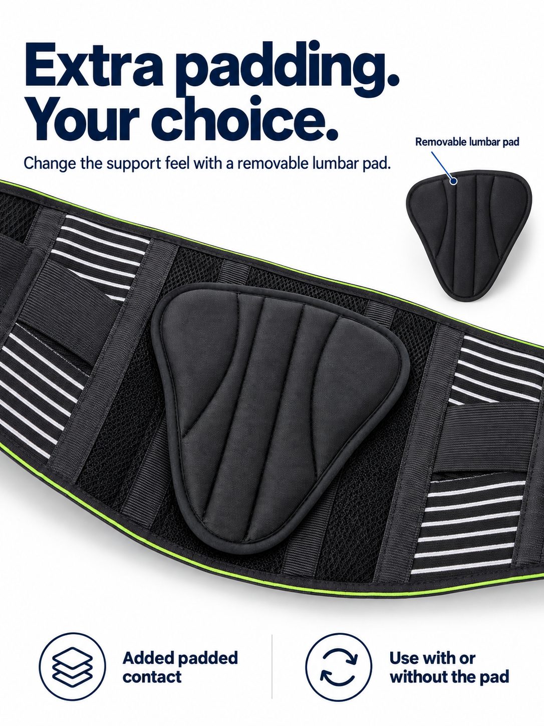Adjustable 7-Stay Lumbar Support Back Brace