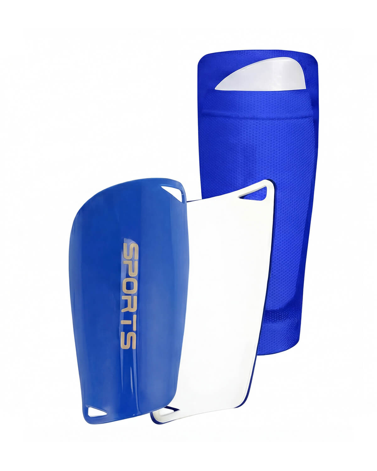 Soccer Shin Guards with Compression Sleeves Set