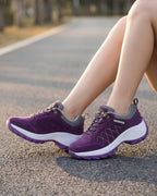 Arch Support Walking Sneakers with Cushioned Midsole