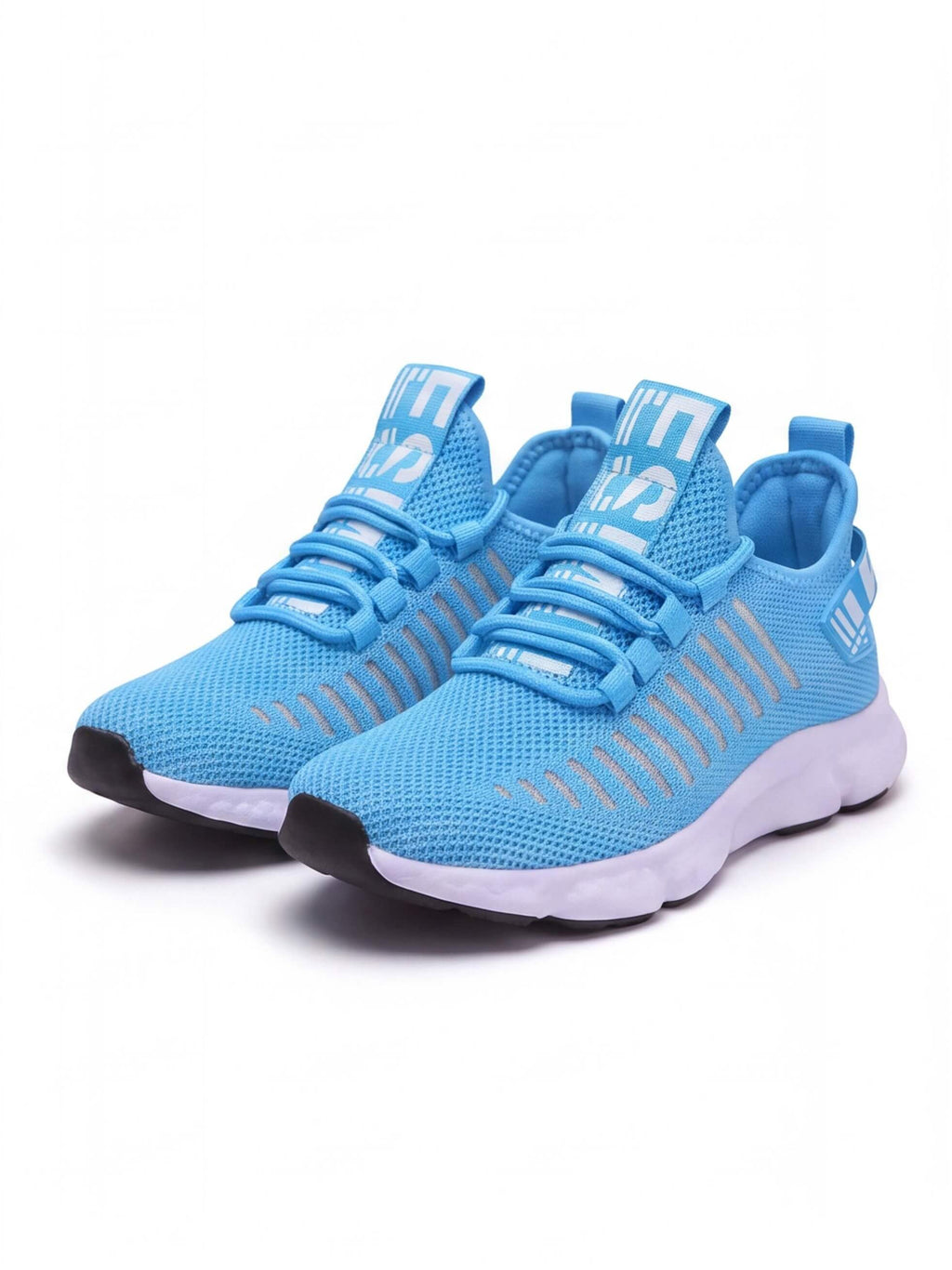 Slip-On Knit Trainers with Integrated Stretch Lacing