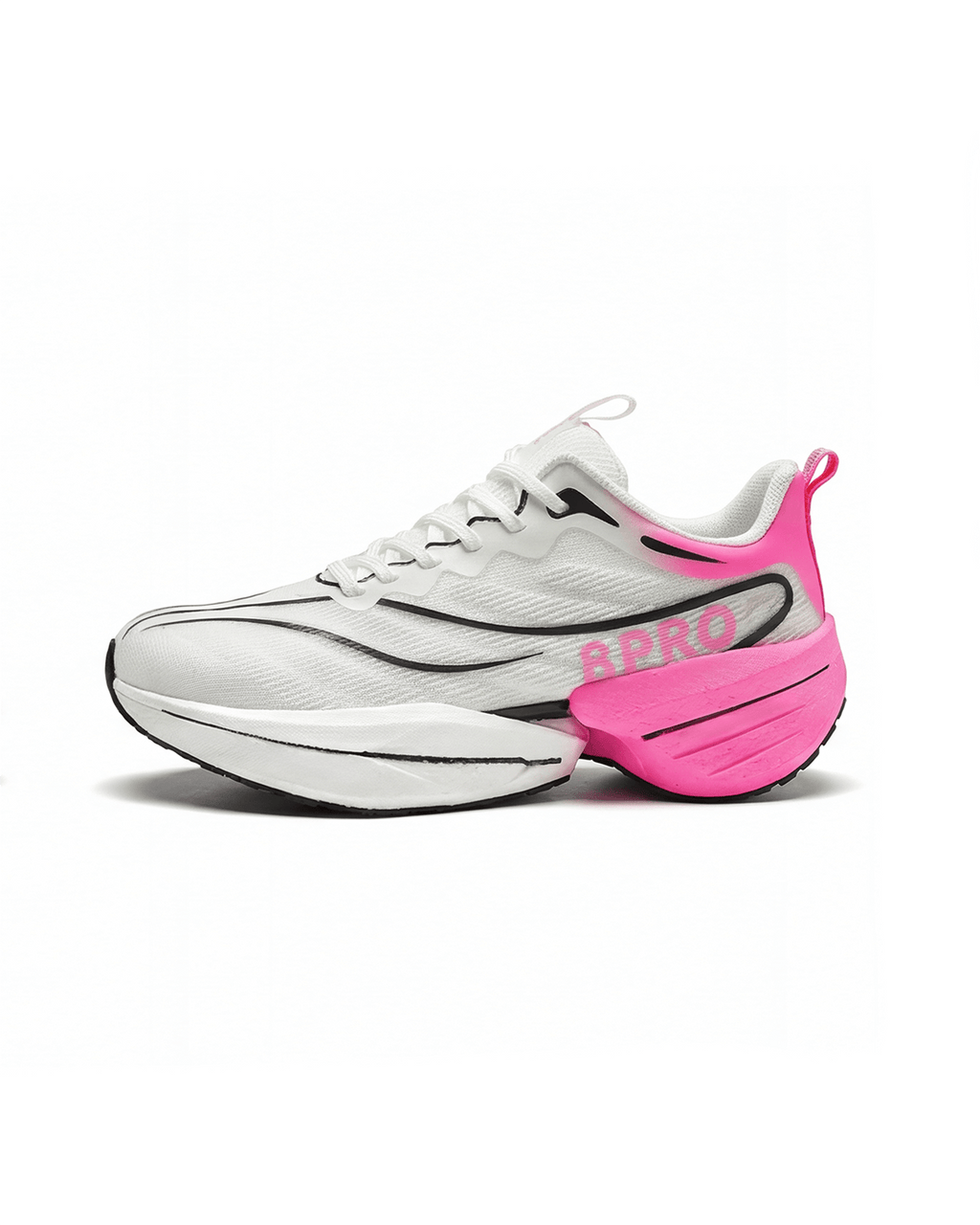 Lightweight Lace-Up Running Shoes with Cushioned Midsole
