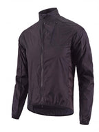 Lightweight Cycling Shell with Chest Pocket and Drop Tail