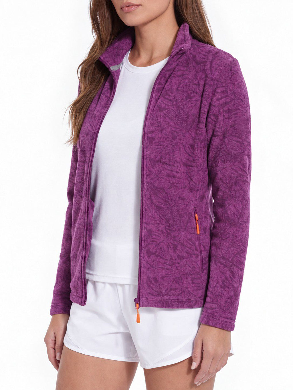 Lightweight Full-Zip Hiking Jacket with Zippered Pockets