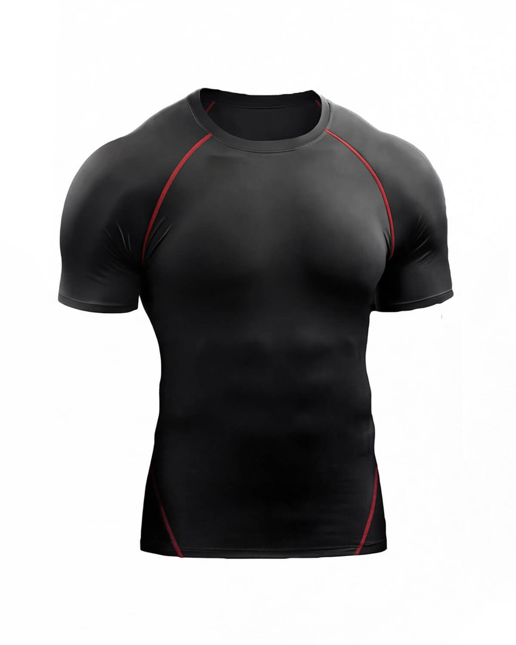 Men's Compression Training Shirt with Raglan Sleeves