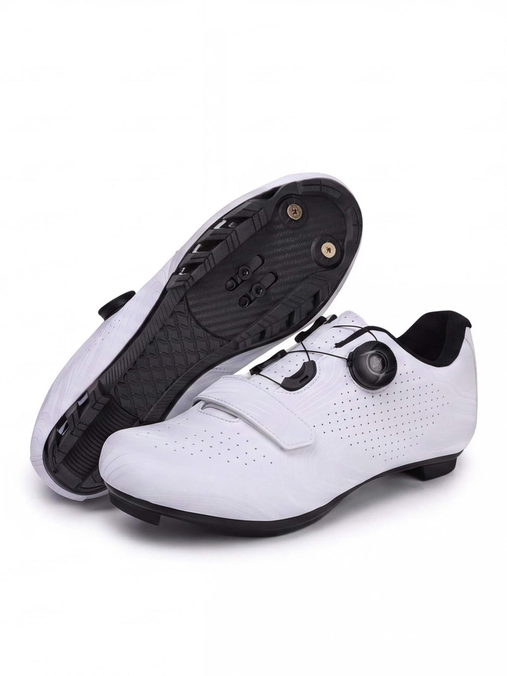 Road Cycling Shoes with Dial and Strap Closure
