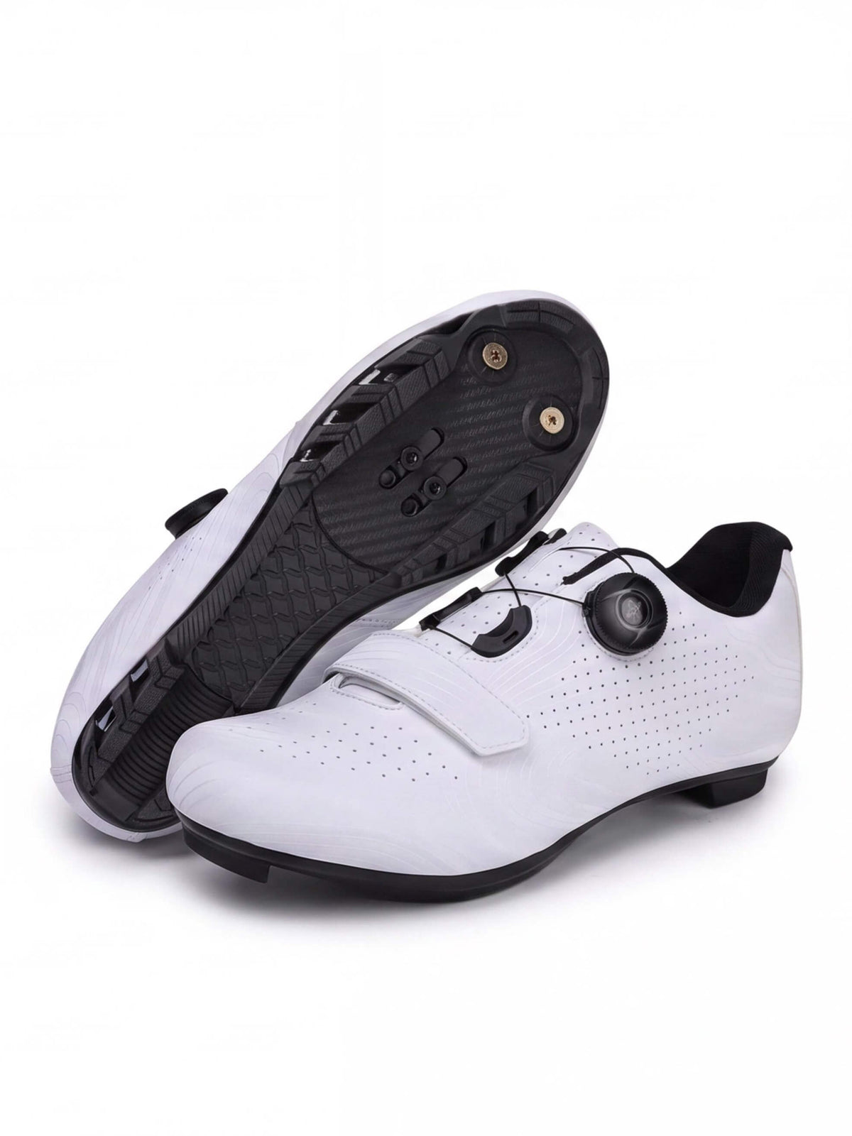 Road Cycling Shoes with Dial and Strap Closure