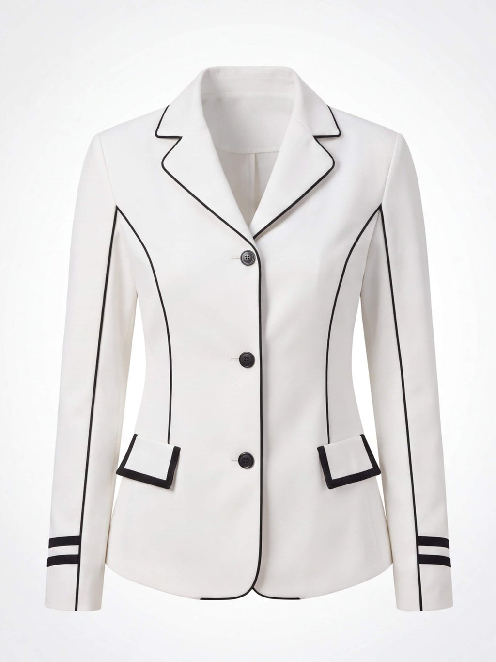 Women’s Equestrian Show Jacket with Contrast Piping