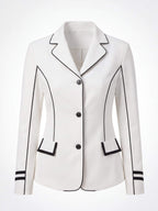Women’s Equestrian Show Jacket with Contrast Piping