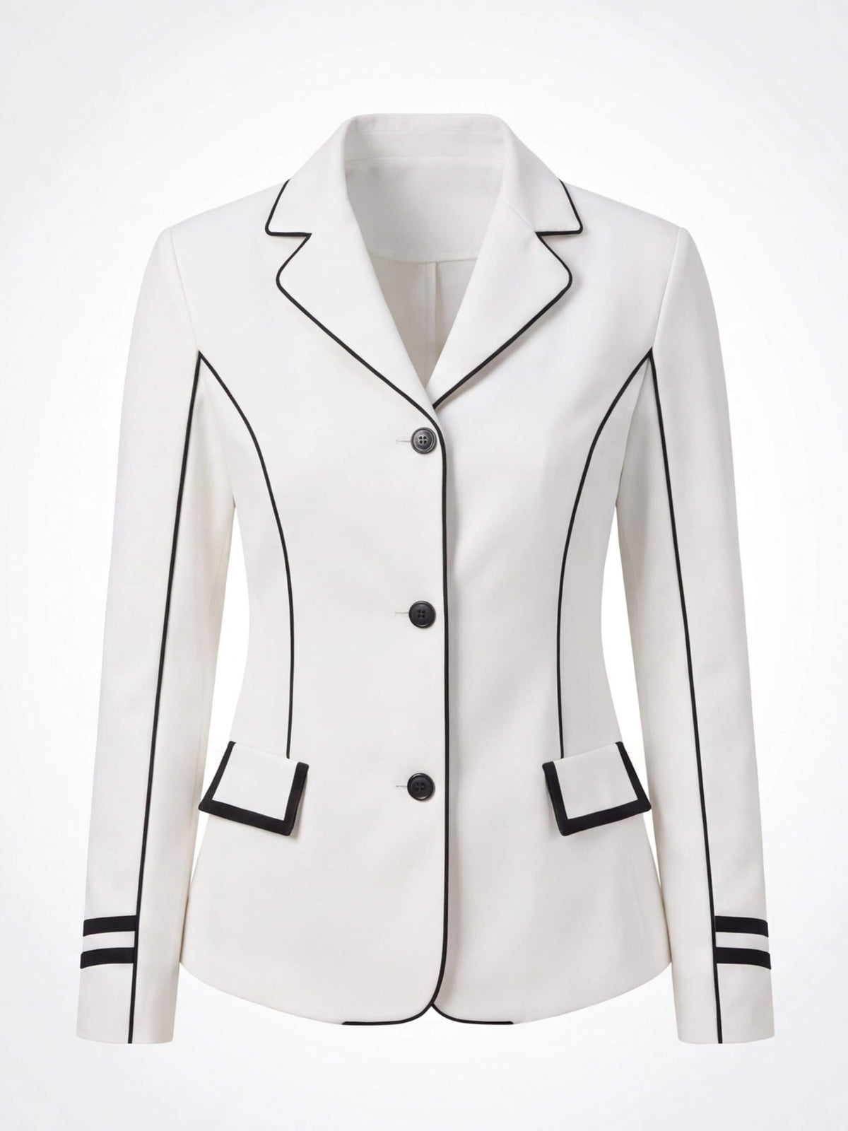 Women’s Equestrian Show Jacket with Contrast Piping