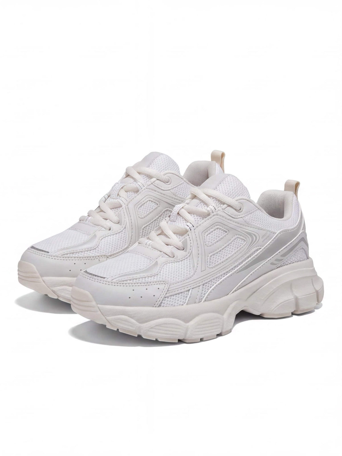 Women’s Mesh Trainers with Segmented Cushioning and Support Panels