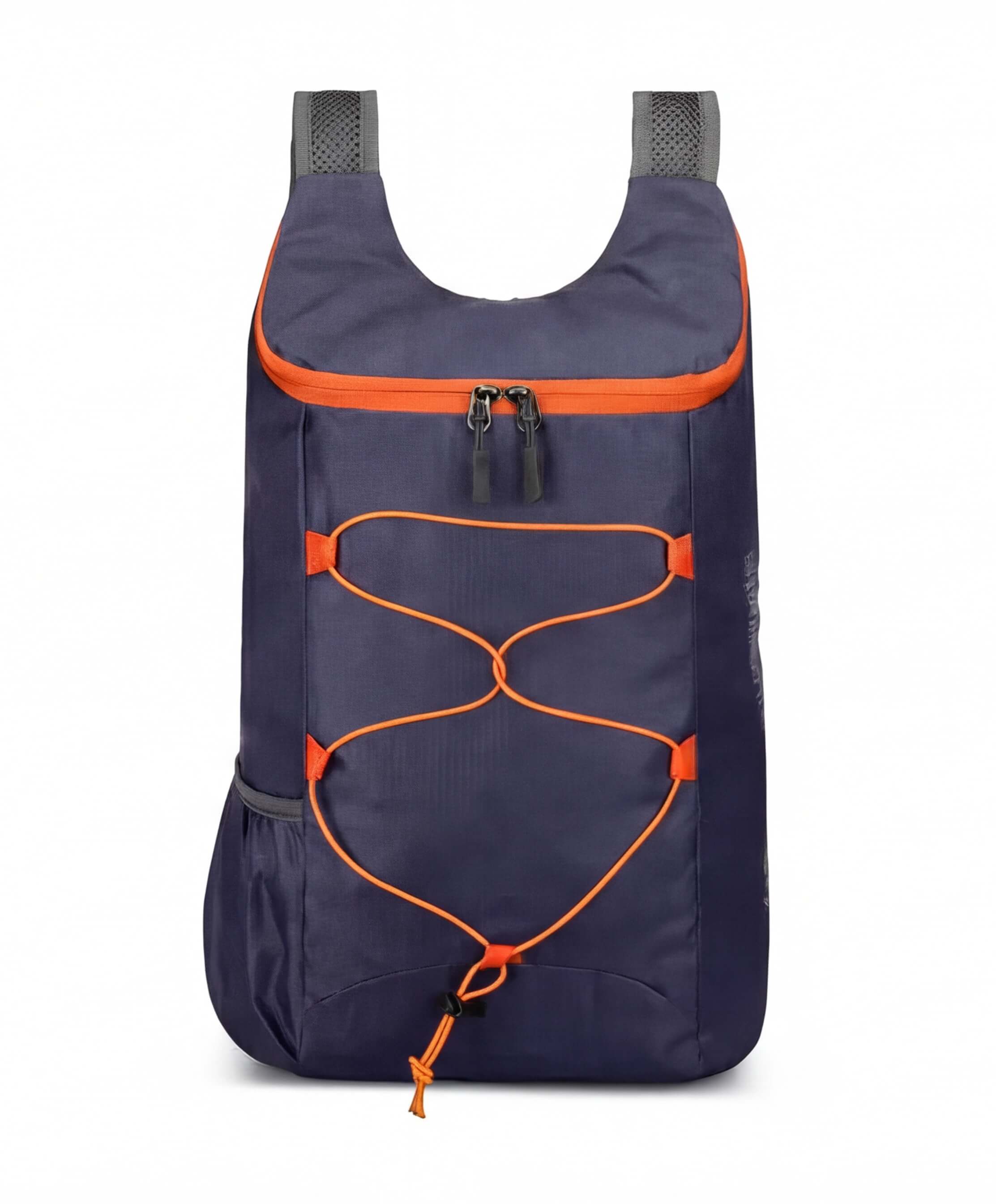 Folding Waterproof Daypack Backpack with Front Bungee Cord