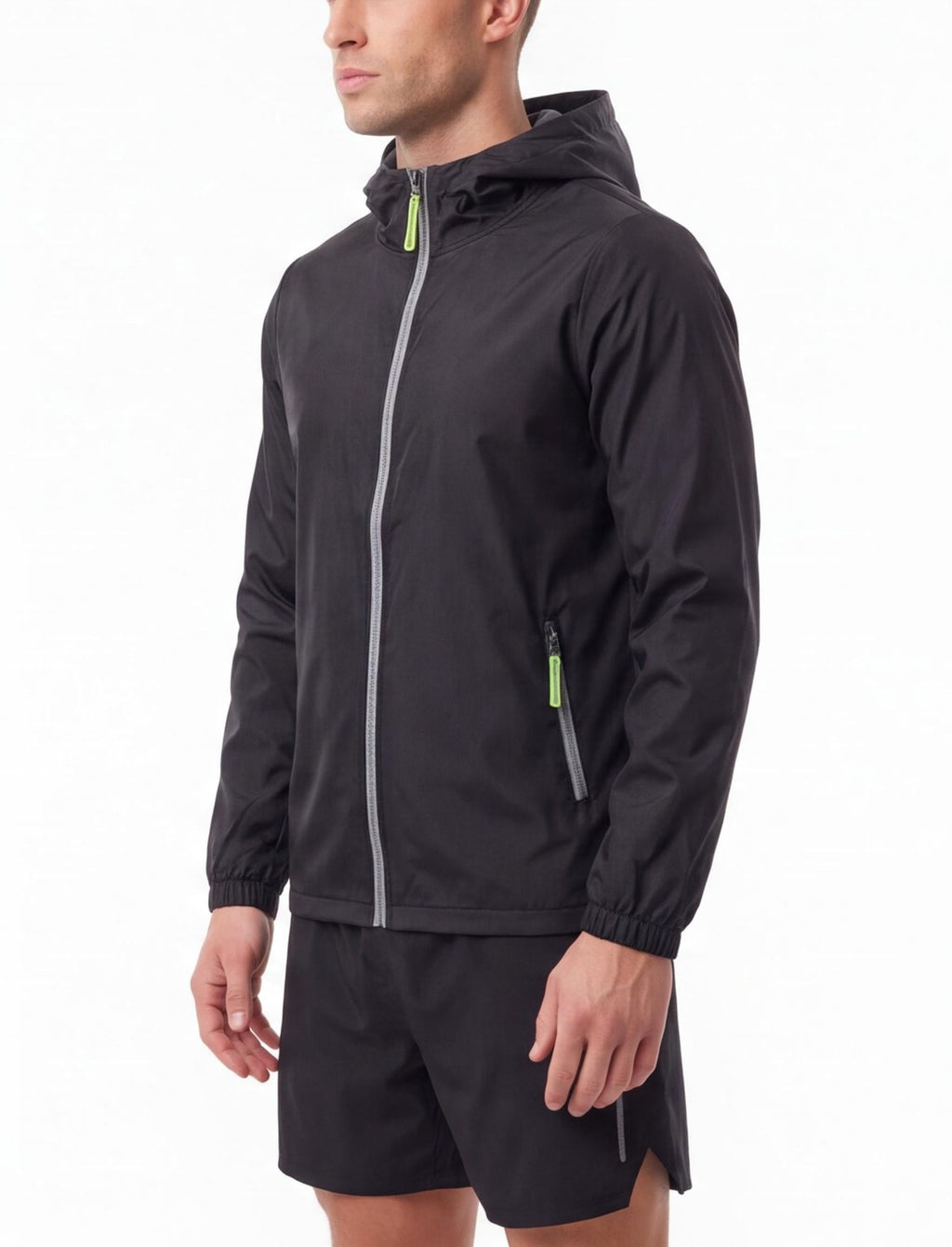 Lightweight Breathable Hooded Running Jacket