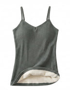 Women’s Warm Lined Ribbed Base Layer Cami