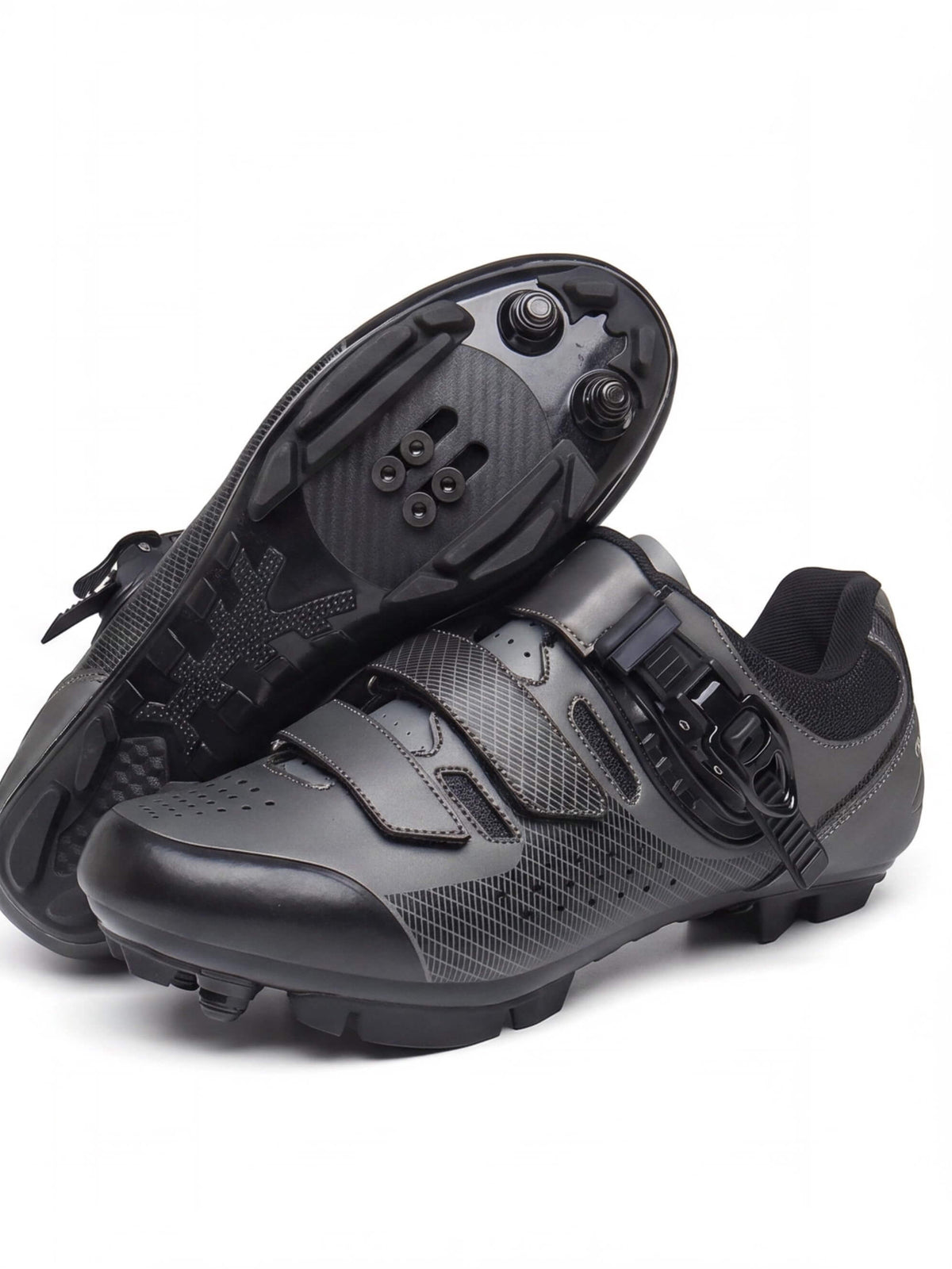 Trail Cycling Shoes with Multi-Strap Secure Fit
