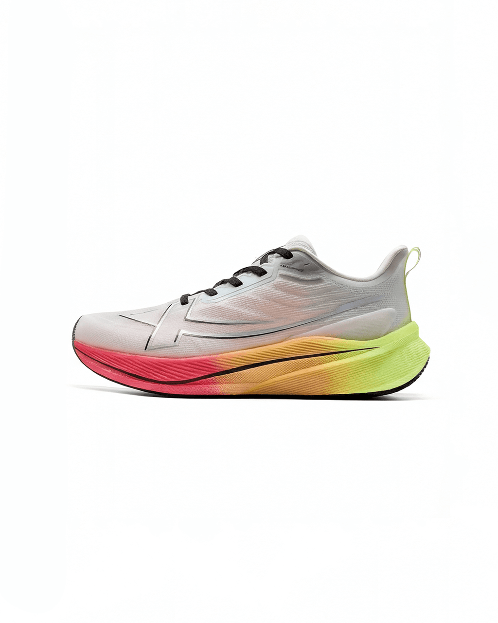 Cushioned Lace-Up Performance Running Shoes