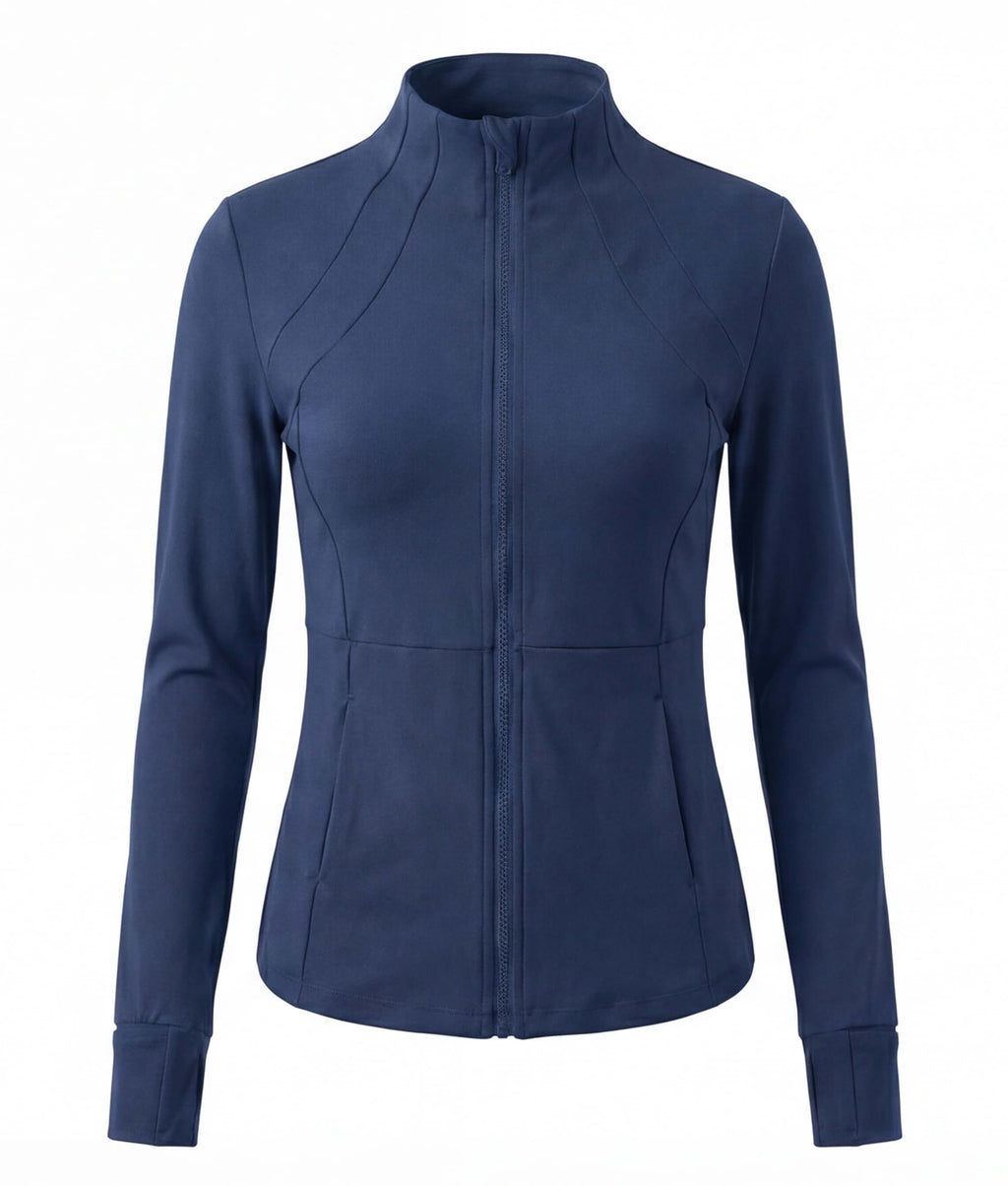 Women’s Full-Zip Training Jacket with Stand Collar