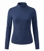 Women’s Full-Zip Training Jacket with Stand Collar