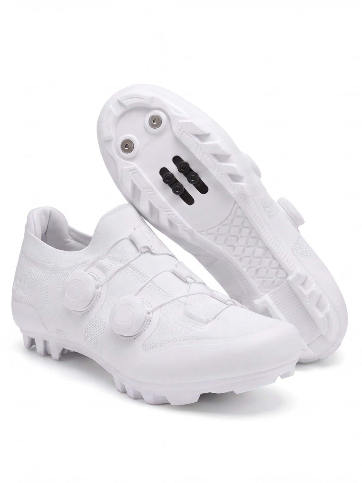 Knit Off-Road Cycling Shoes with Recessed Cleat Mount