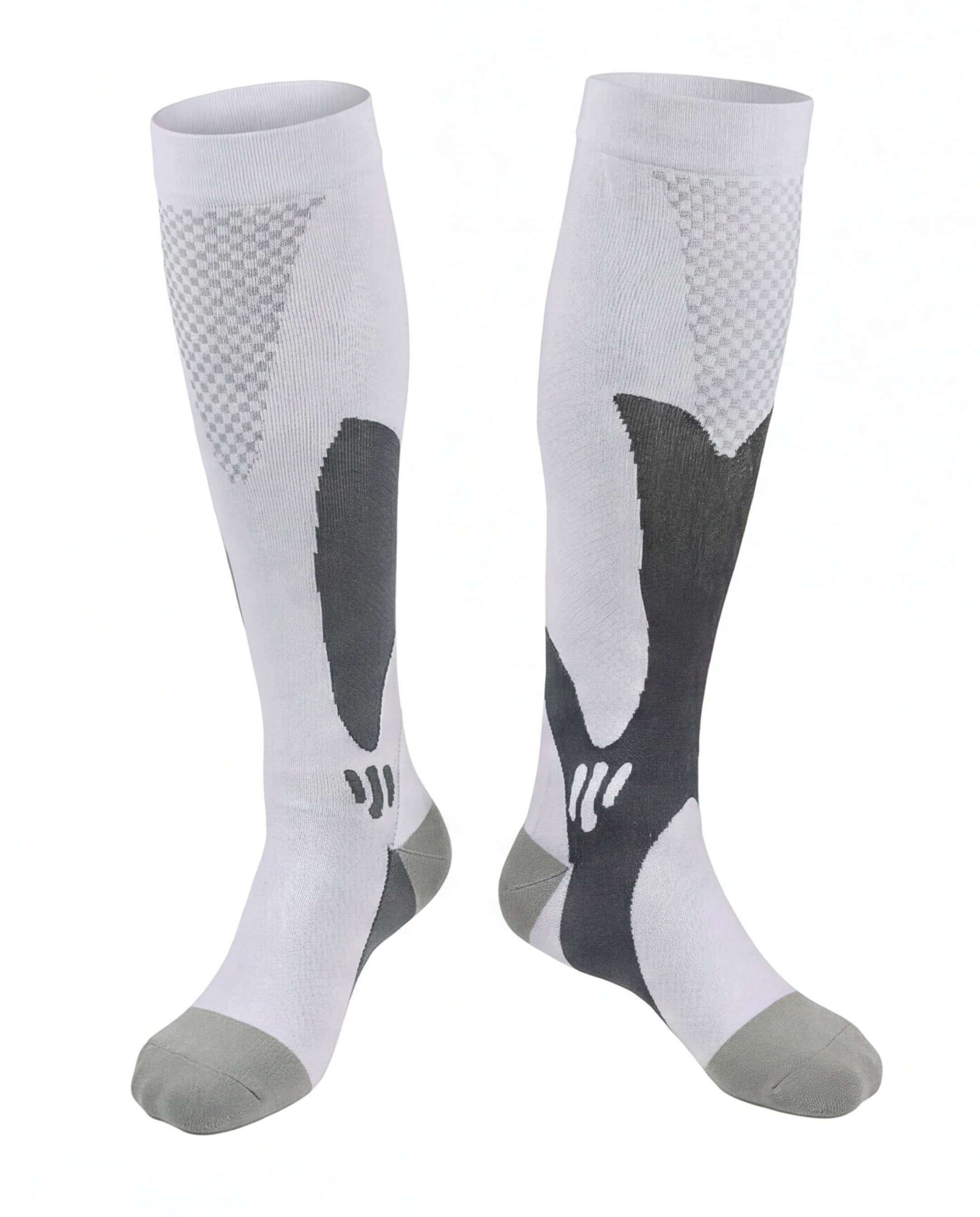Unisex Knee-High Compression Socks 20–30 mmHg for Training