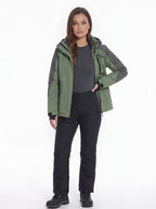 Insulated Waterproof Hooded Ski Jacket