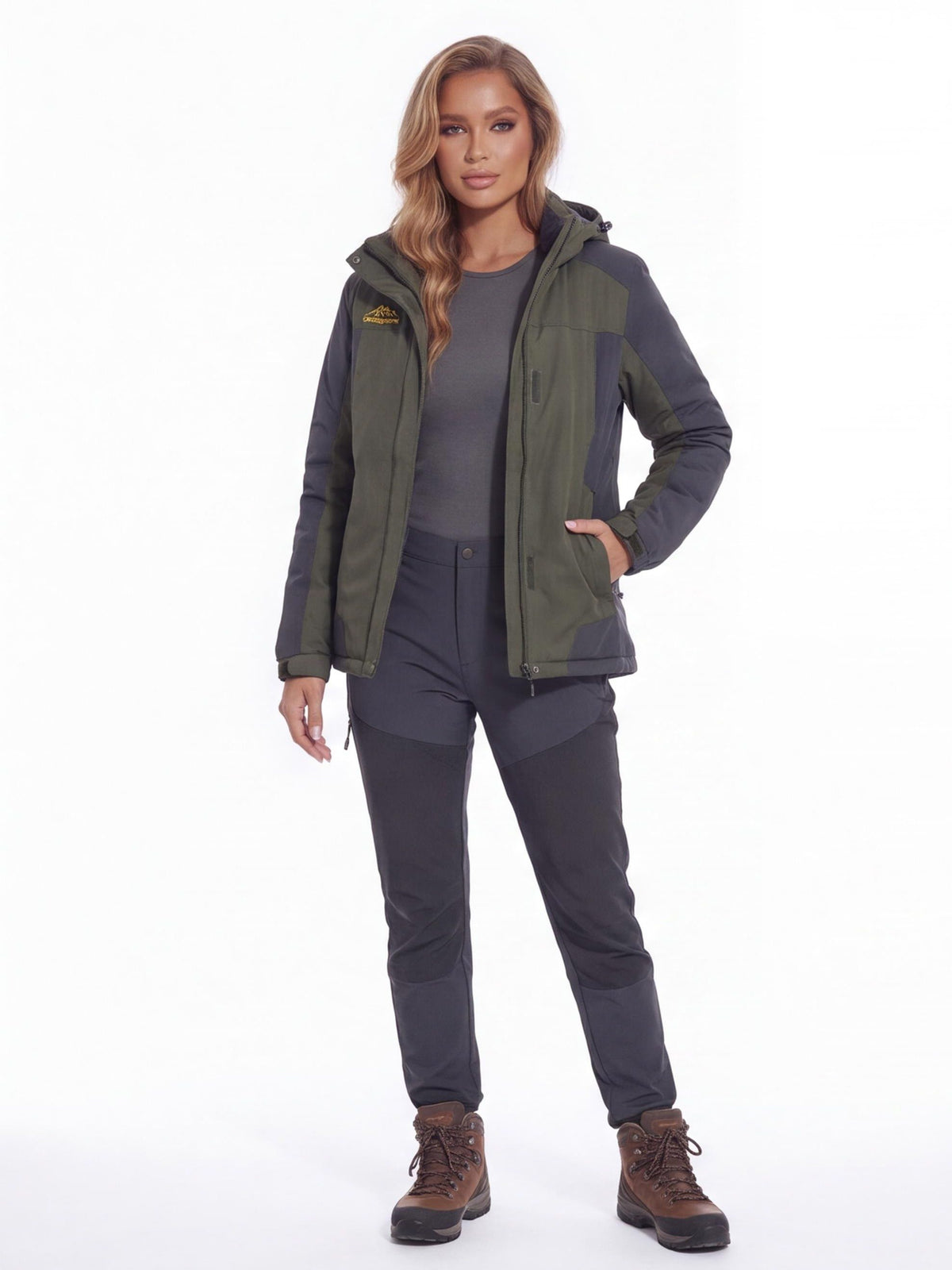Insulated Winter Hiking Jacket with Weather Protection