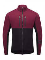 Insulated Cycling Jacket with Dual Chest Zipper Pockets