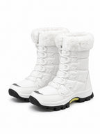 Women's Fleece-Lined Lace-Up Winter Snow Boots