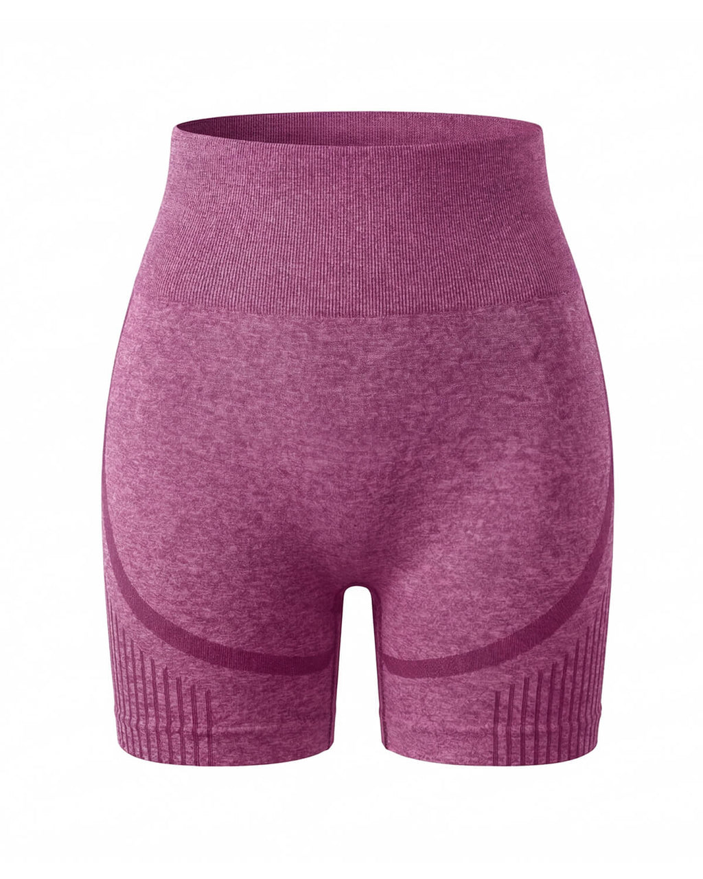 High-Waisted Seamless Training Shorts with Contour Panels