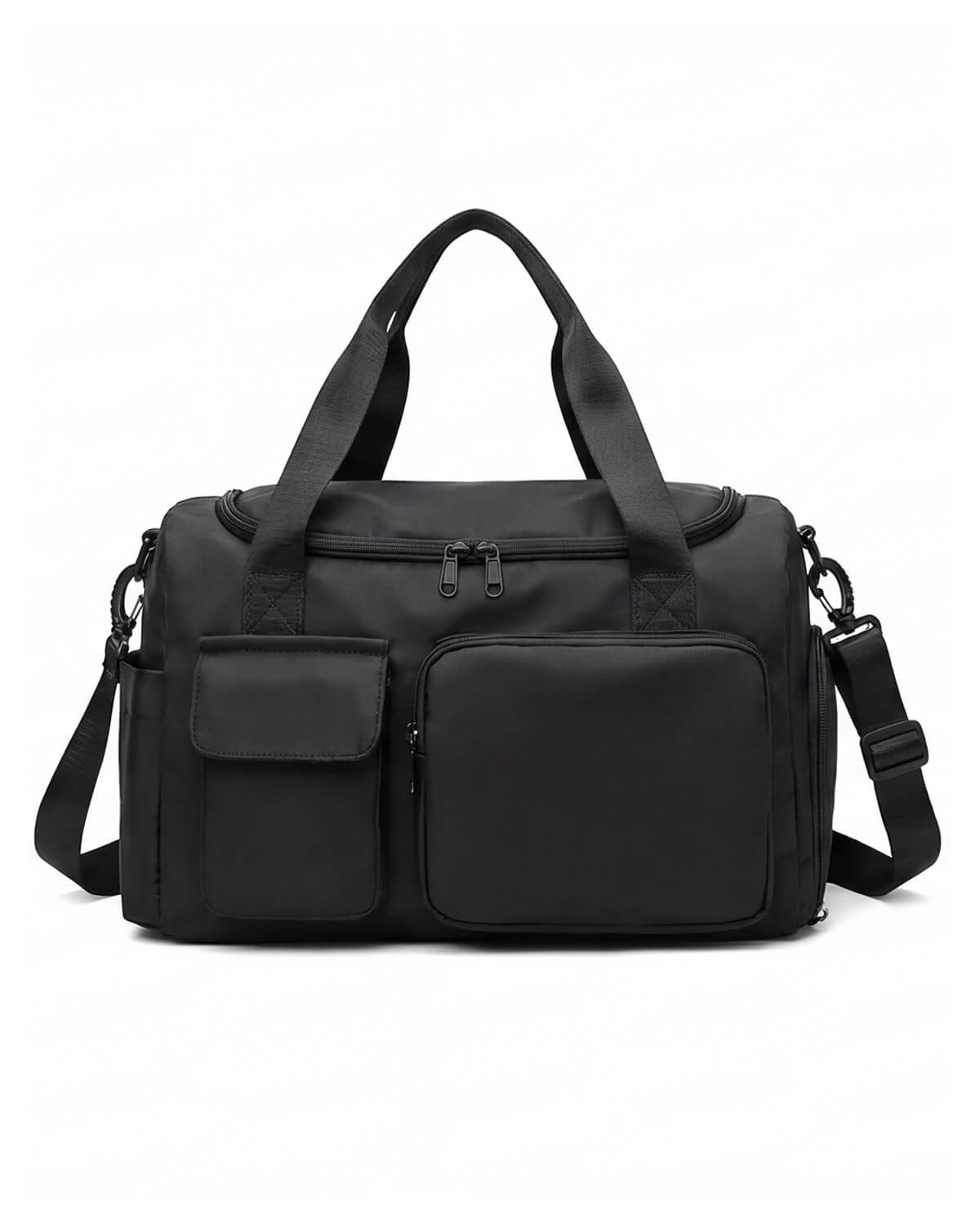 Gym Duffel Bag with Shoe Compartment and Wet Pocket