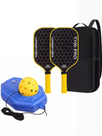 Pickleball Paddle & Tethered Solo Trainer Set