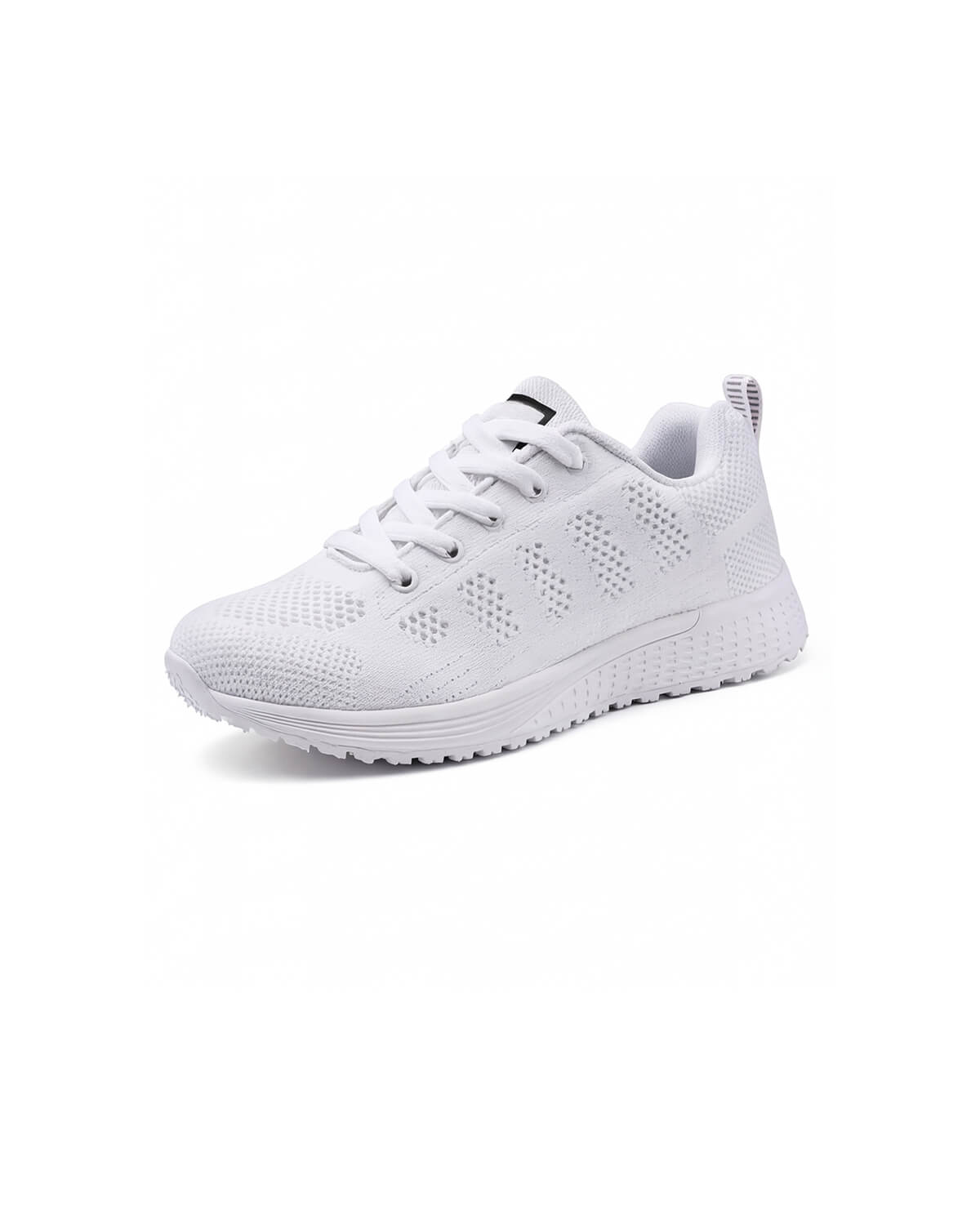 Women’s Lightweight Knit Training Sneakers with Lace-Up Fit