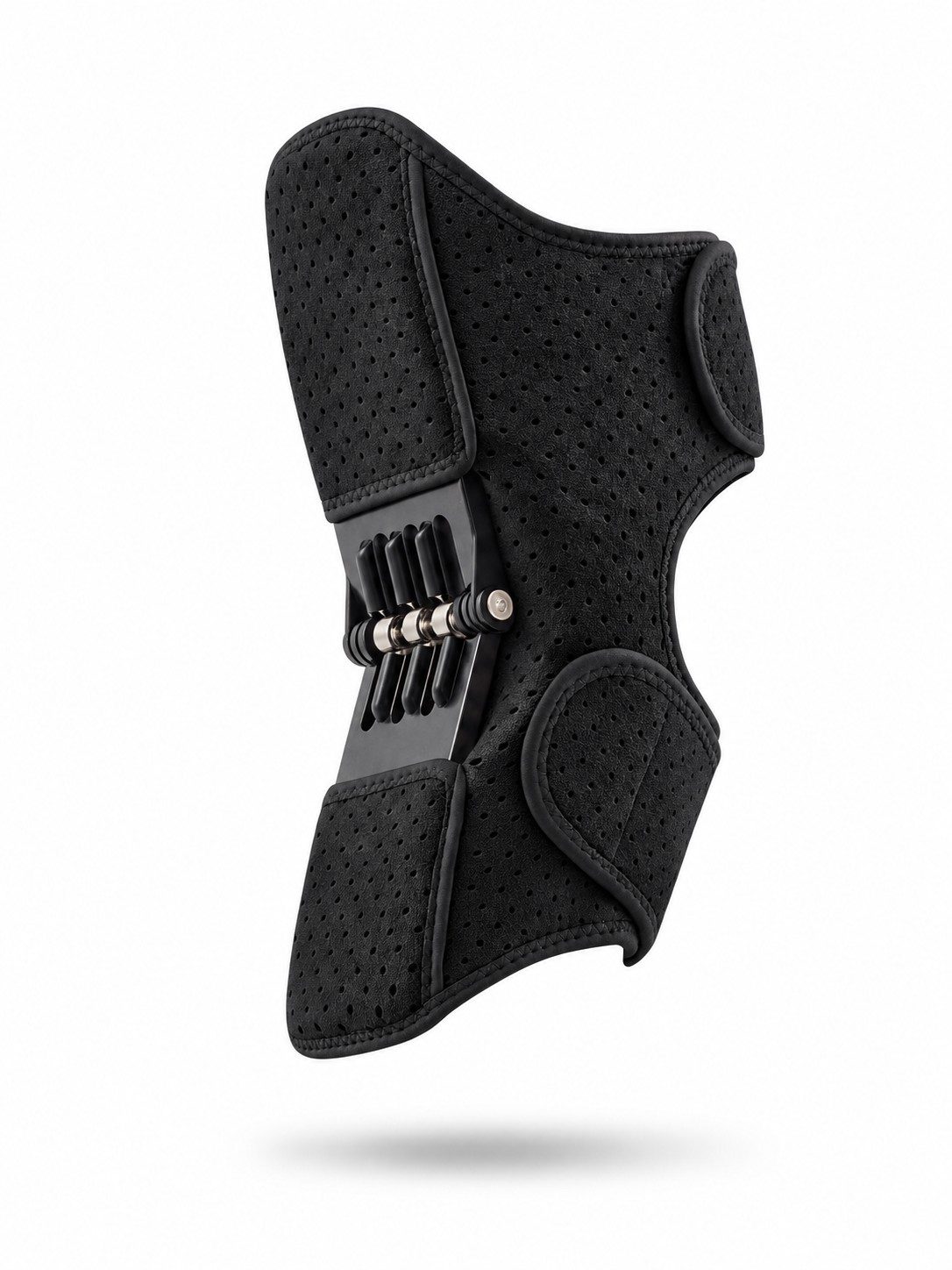 Spring-Hinged Adjustable Knee Support Brace