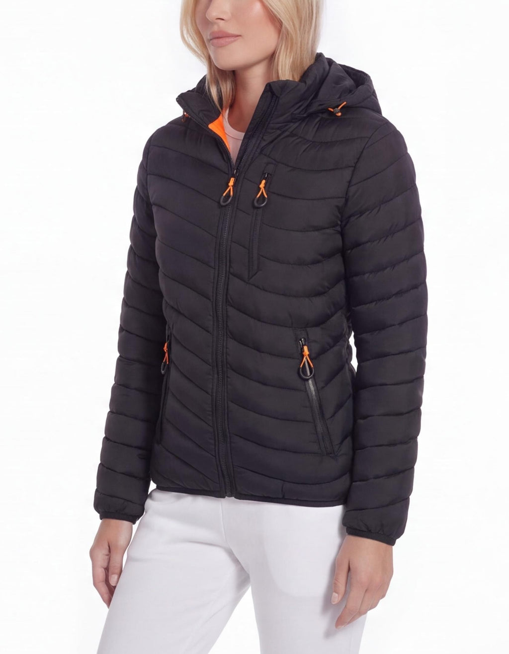 Hooded Quilted Insulated Jacket