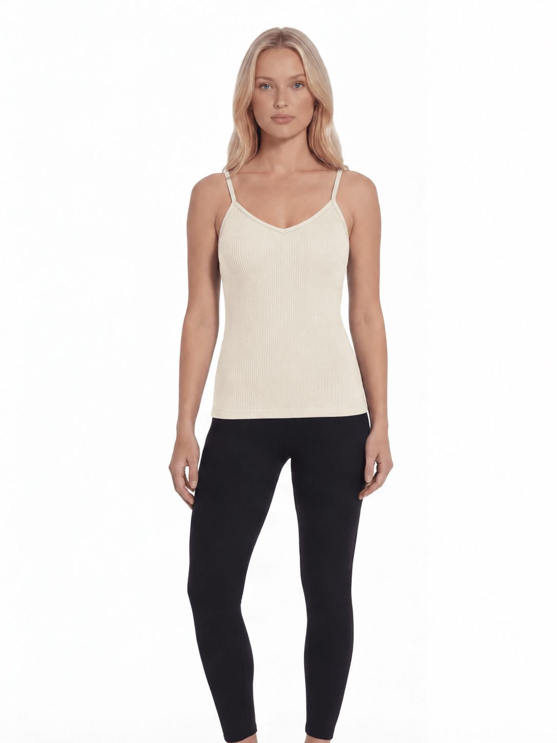 Women's Warm-Lined Ribbed Camisoles 3-Pack