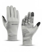Waterproof Plush-Lined Gloves with Grip Palm