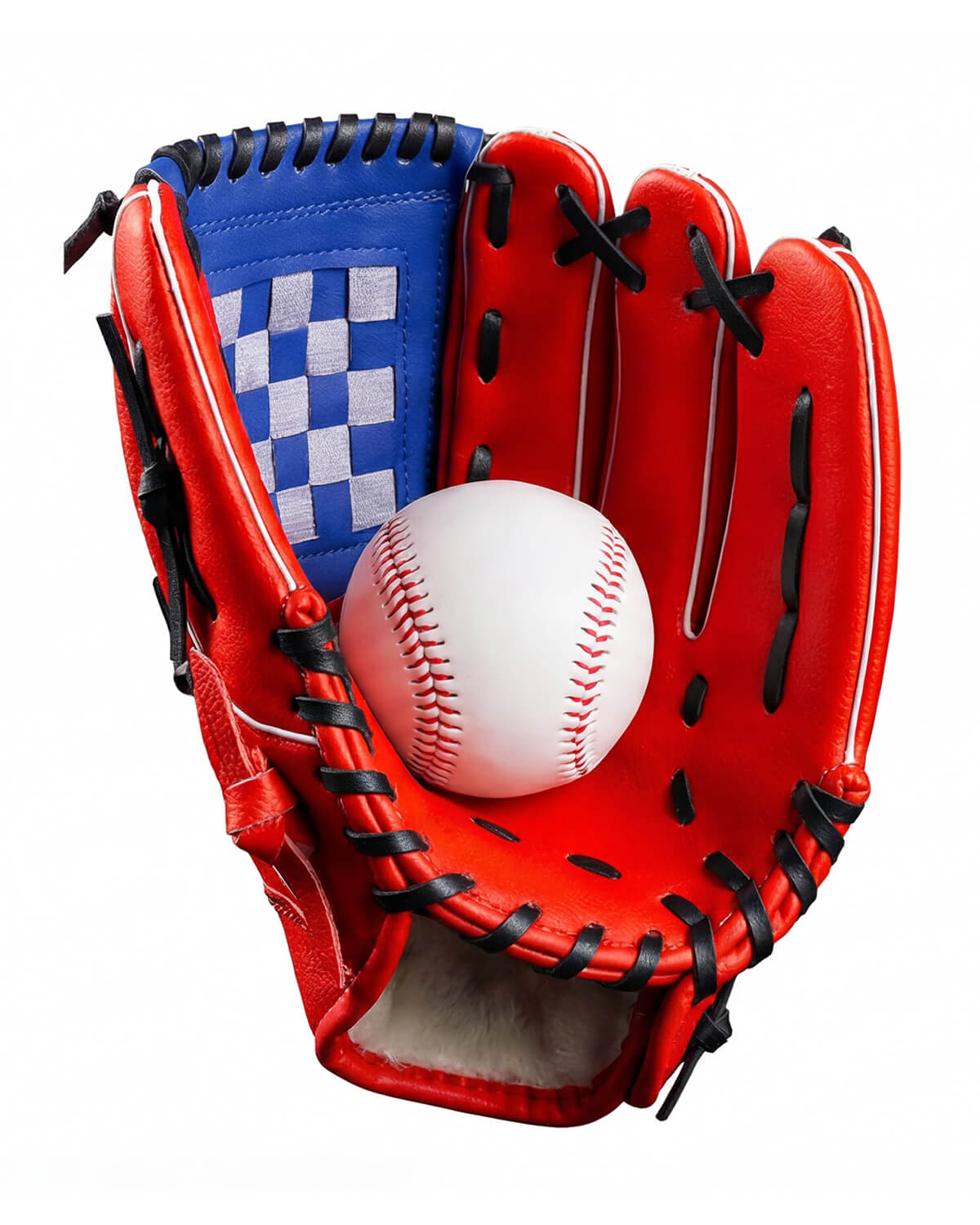 Baseball Fielding Glove with Basket-Weave Web