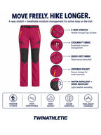 Women's 4-Way Stretch Quick-Dry Hiking Pants