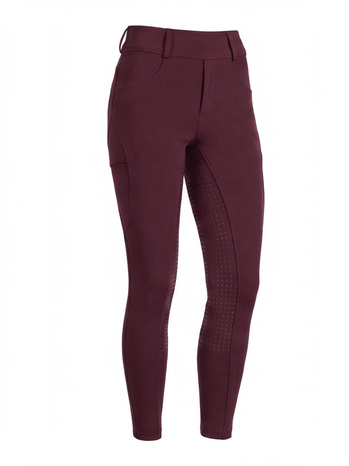 Women’s Equestrian Riding Breeches with Phone Pocket and Grip Panels