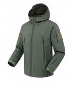 Hooded Hiking Jacket and Pants with Multiple Zipper Pockets
