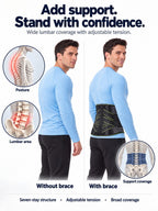 Adjustable 7-Stay Lumbar Support Back Brace