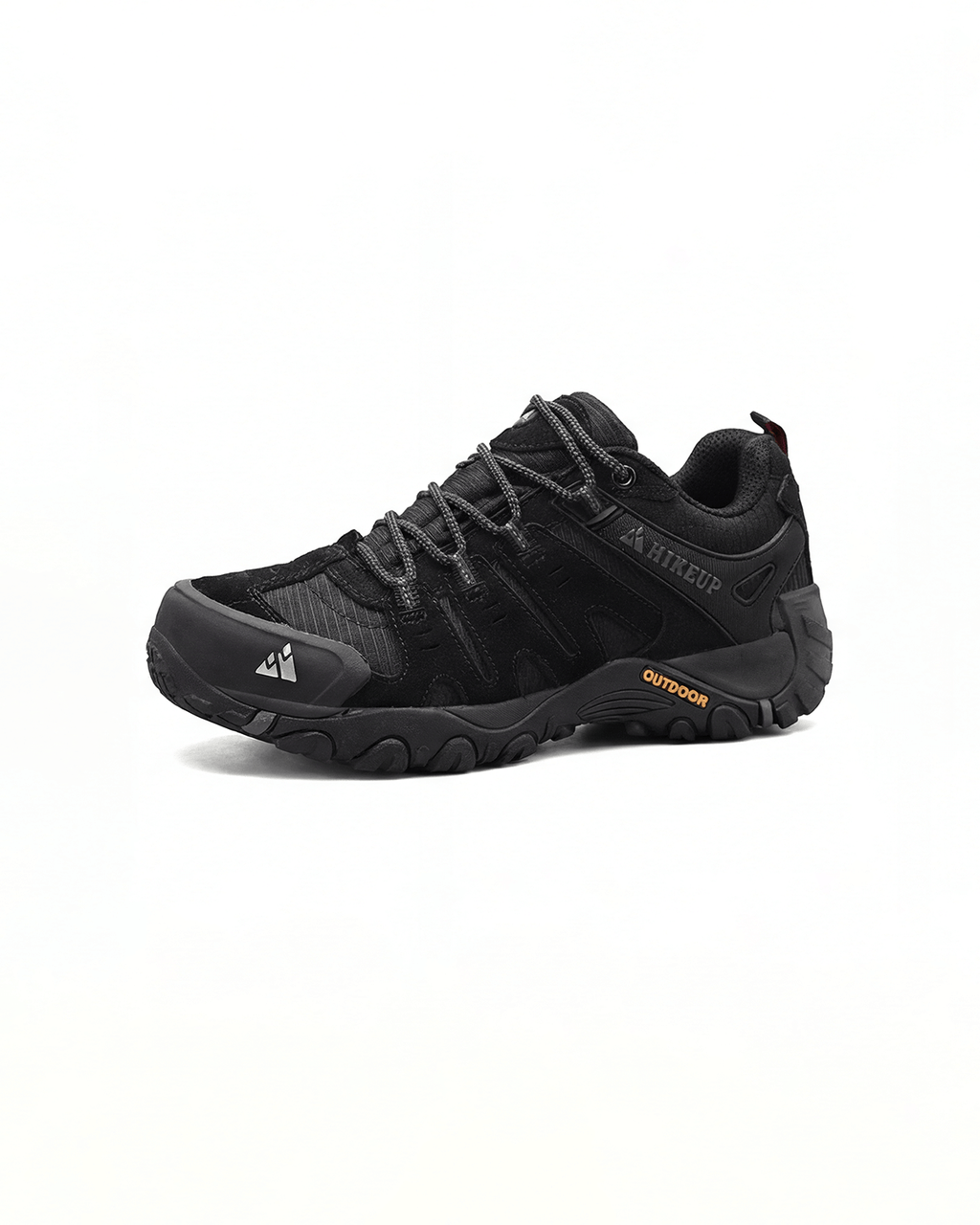 Rugged Lace-Up Outdoor Hiking Shoes with Grip Sole