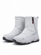 Mid-Height Snow Boots with Side-Zip Entry