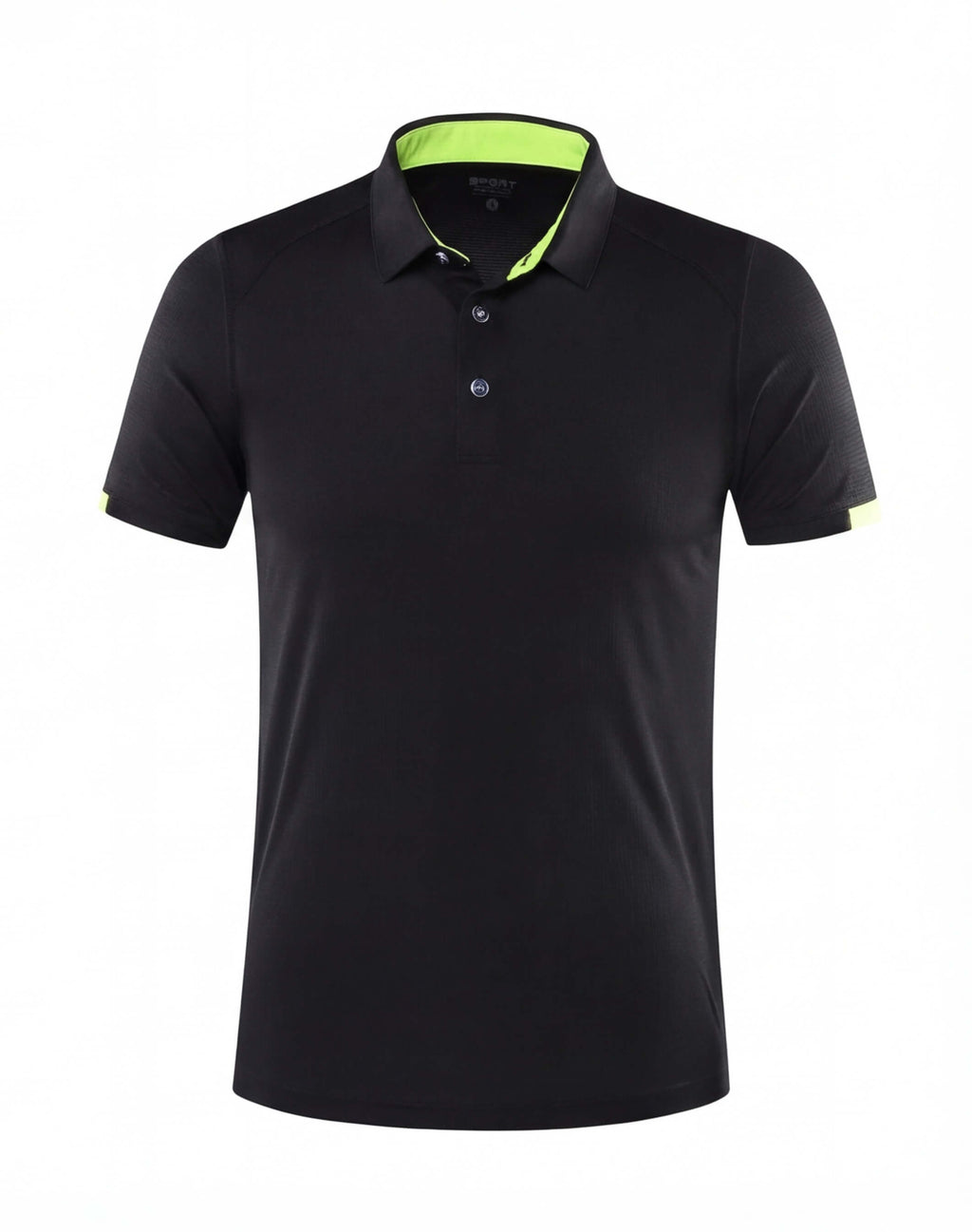 Quick-Dry Golf Polo Shirt with Button Placket
