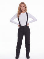 High-Waist Suspender Ski & Snow Pants