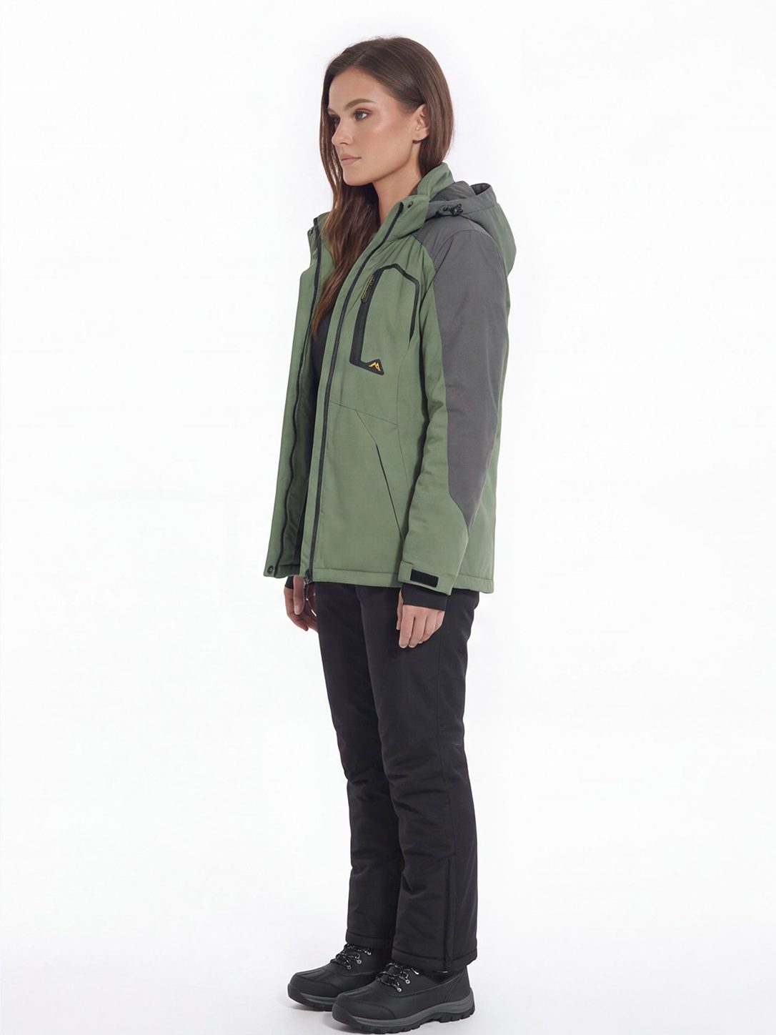 Insulated Waterproof Hooded Ski Jacket