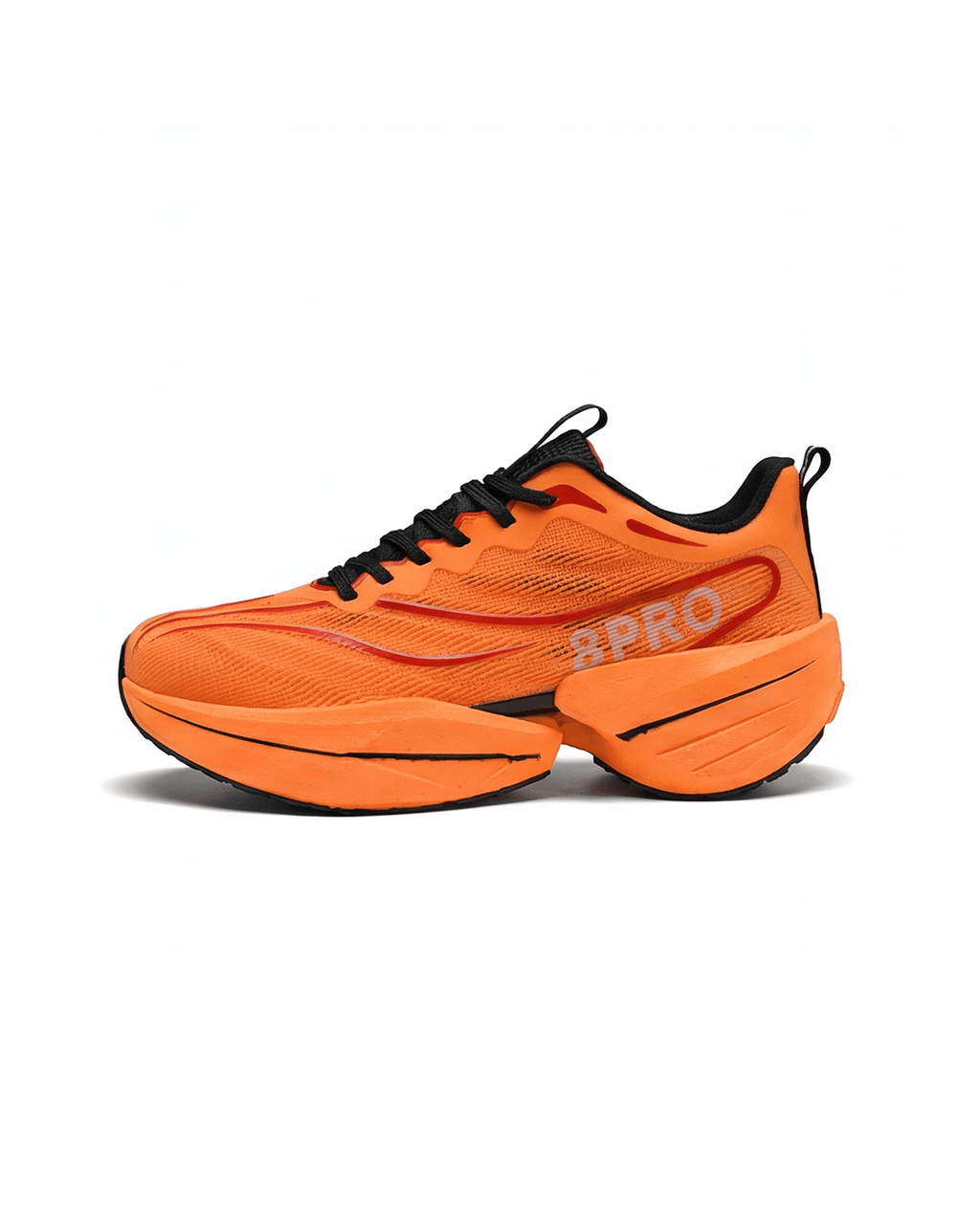 Lightweight Lace-Up Running Shoes with Cushioned Midsole